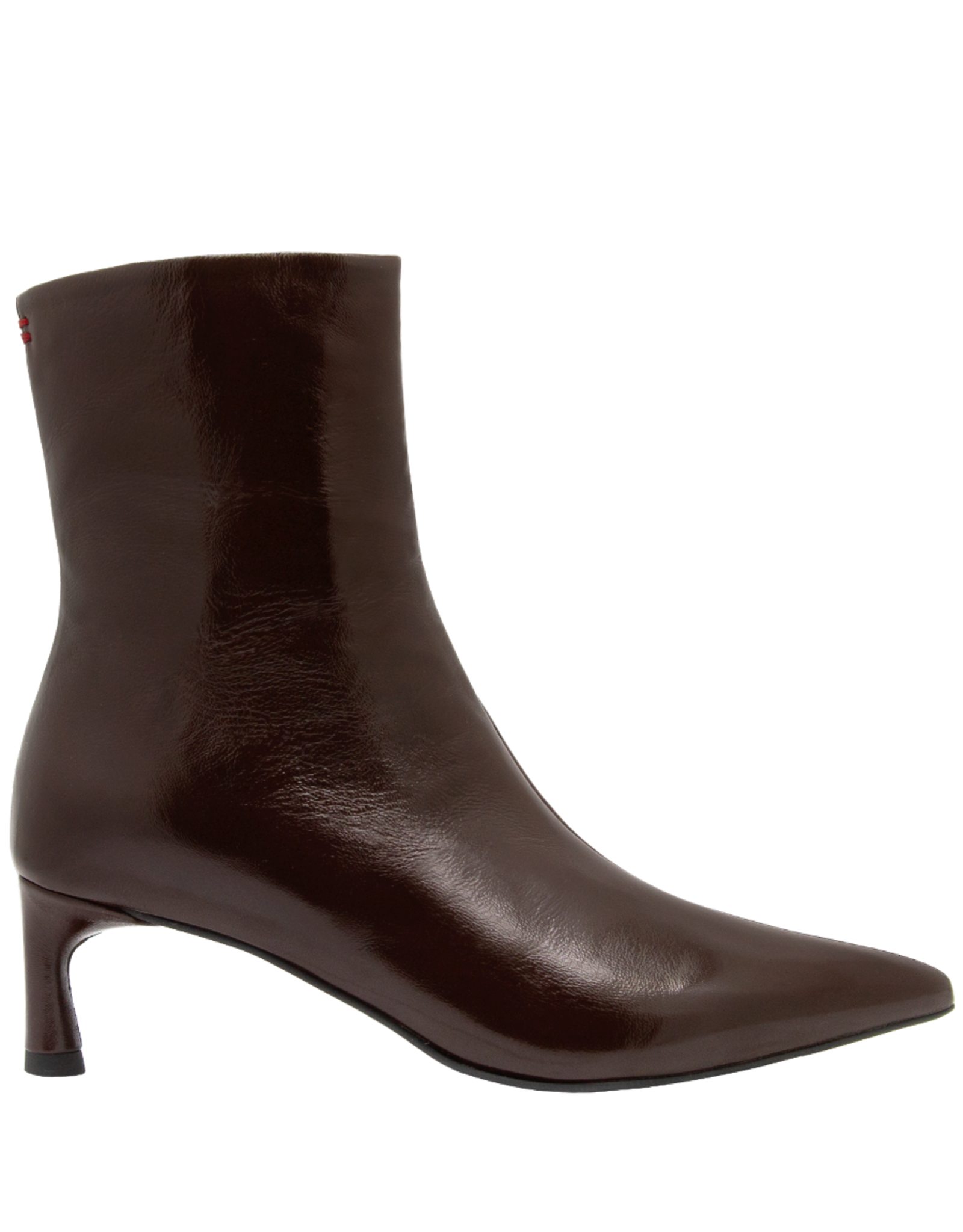 Halmanera Halmanera H50L Brown Glaze Point Toe Boot 1007