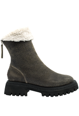 Halmanera Halmanera H50S Brown Retro / Wool Back Zip Boot Tread Sole 1010