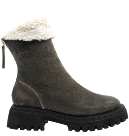 Halmanera Halmanera H50S Brown Retro / Wool Back Zip Boot Tread Sole 1010