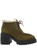 Halmanera Halmanera H50Y Brown Suede Lace-Up Wool Lining 1014