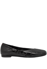 Halmanera Halmanera H51 Black Croco Asymmetric  Ballerina 1015