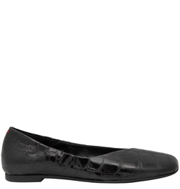 Halmanera Halmanera H51 Black Croco Asymmetric  Ballerina 1015