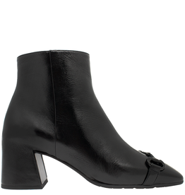MaraBini MaraBini M13E  Black Ankle Boot With Gold Bit 1032