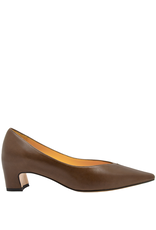 MaraBini MaraBini M13N Brown Kitten Heel Pump 1038