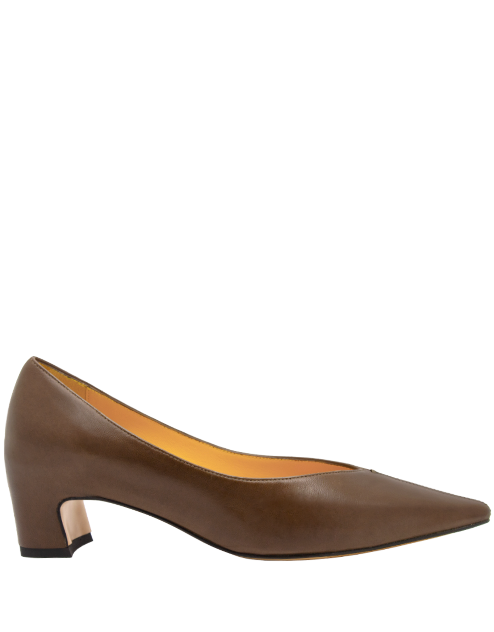 MaraBini MaraBini M13N Brown Kitten Heel Pump 1038