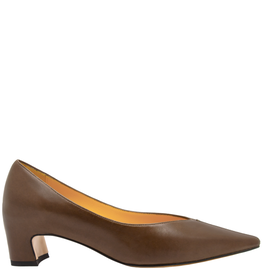 MaraBini MaraBini M13N Brown Kitten Heel Pump 1038