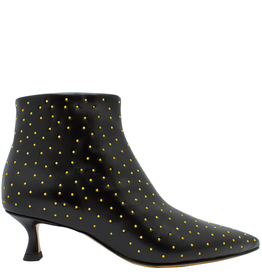 MaraBini MaraBini M13S Black Studded Ankle Boot 1041