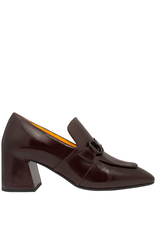 MaraBini MaraBini M13T Wine Glaze Medium Heel Loafer W/Bit 1042