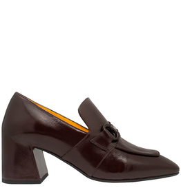 MaraBini MaraBini M13T Wine Glaze Medium Heel Loafer W/Bit 1042