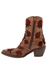 FauzianJeunesse FauzianJeunesse FJ39A Light Brown Embroidered Love/Hate 3864