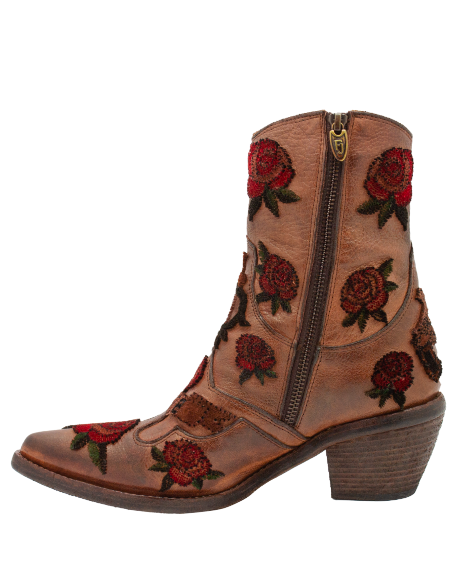 FauzianJeunesse FauzianJeunesse FJ39A Light Brown Embroidered Love/Hate 3864