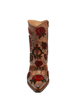 FauzianJeunesse FauzianJeunesse FJ39A Light Brown Embroidered Love/Hate 3864