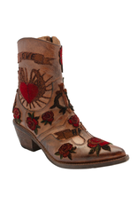 FauzianJeunesse FauzianJeunesse FJ39A Light Brown Embroidered Love/Hate 3864