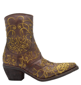 FauzianJeunesse FauzianJeunesse FJ39C Brown With Gold Leaf Embroidery 3917