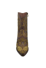 FauzianJeunesse FauzianJeunesse FJ39C Brown With Gold Leaf Embroidery 3917