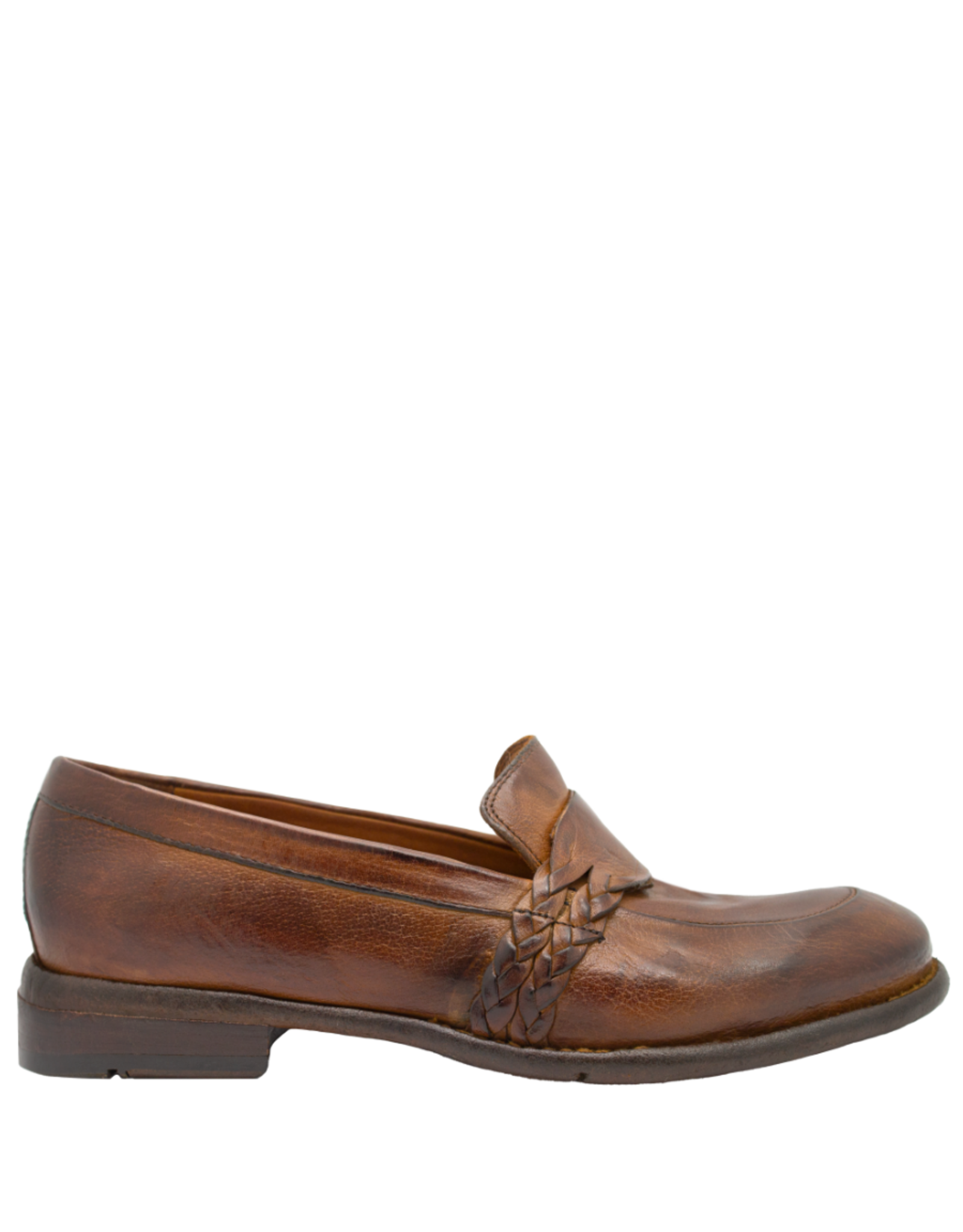 LeMargo LeMargo LE4B Cognac Loafer With Woven Detail Carmen