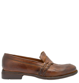 LeMargo LeMargo LE4B Cognac Loafer With Woven Detail Carmen