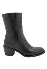 LeMargo LeMargo LE3M Black Mid Calf Boot With Side Zipper Dafne