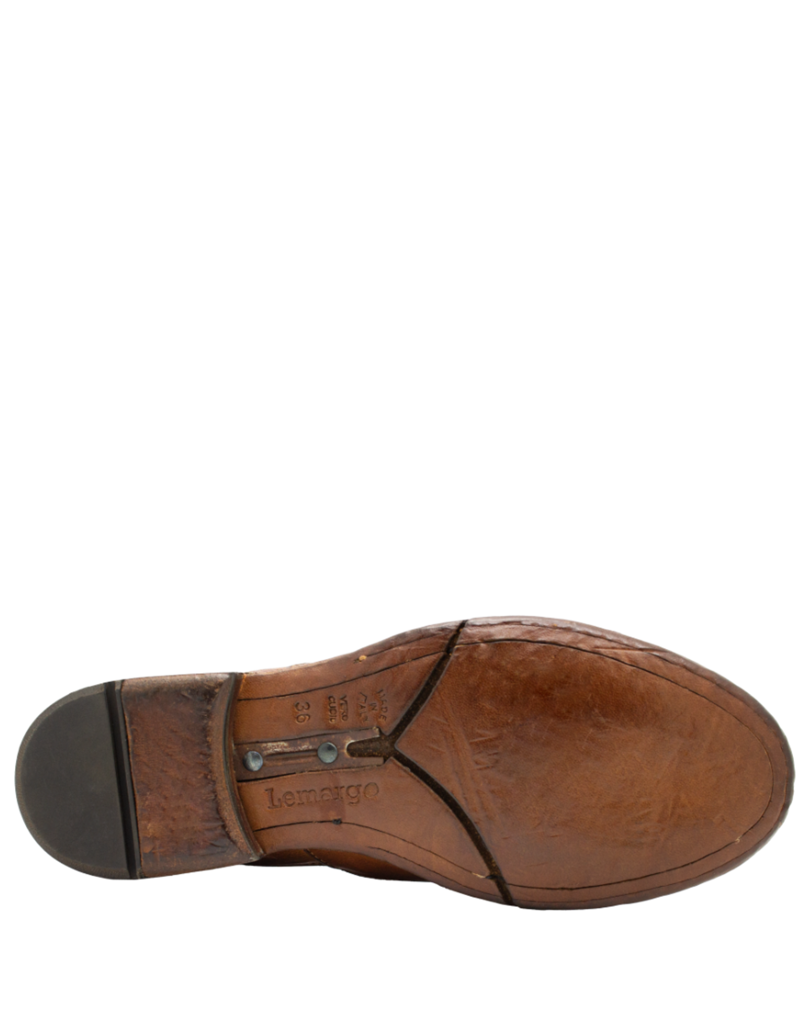 LeMargo LeMargo LE4B Cognac Loafer With Woven Detail Carmen