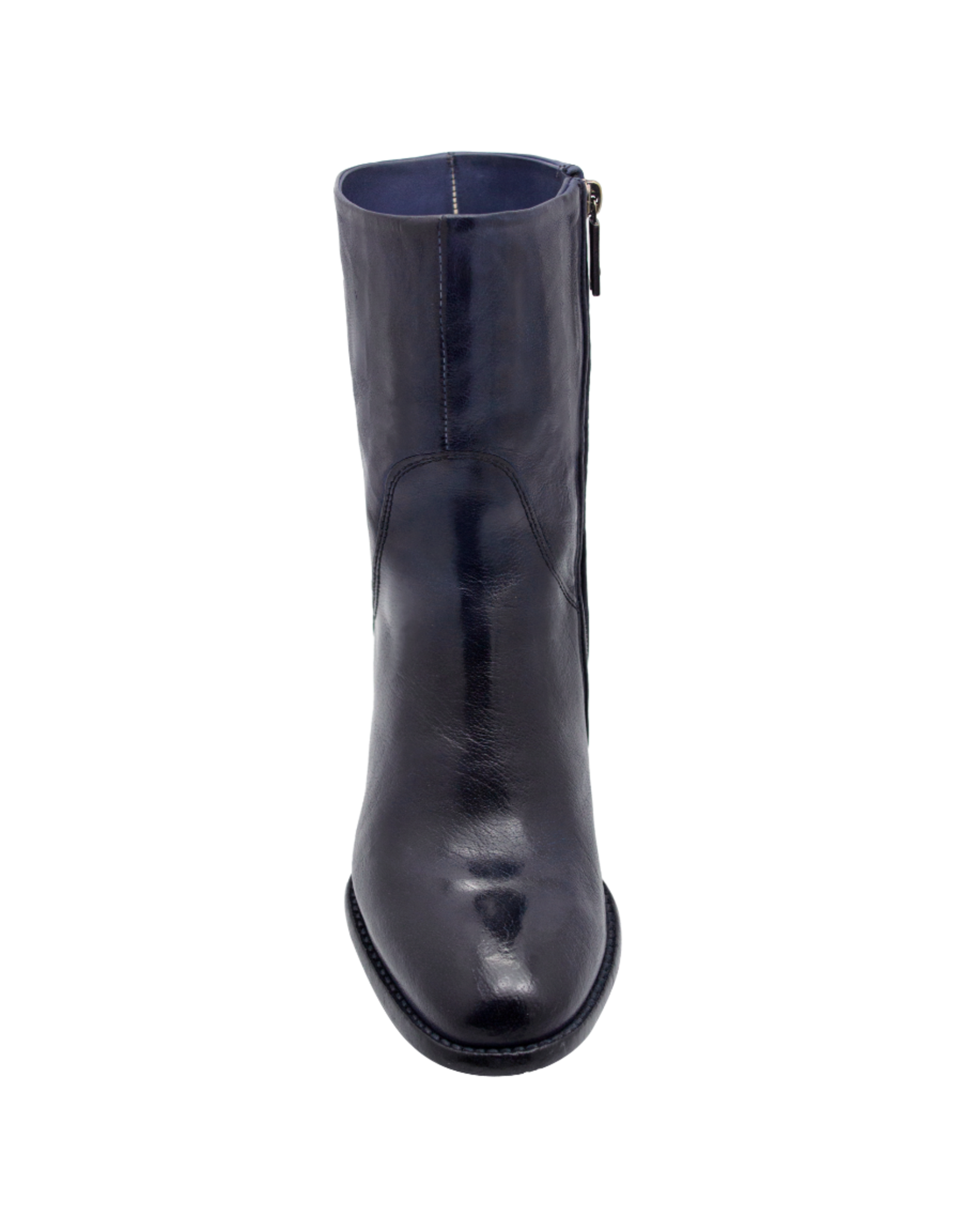 LeMargo LeMargo LE3N Navy Mid Calf Boot With Side Zipper Dafne