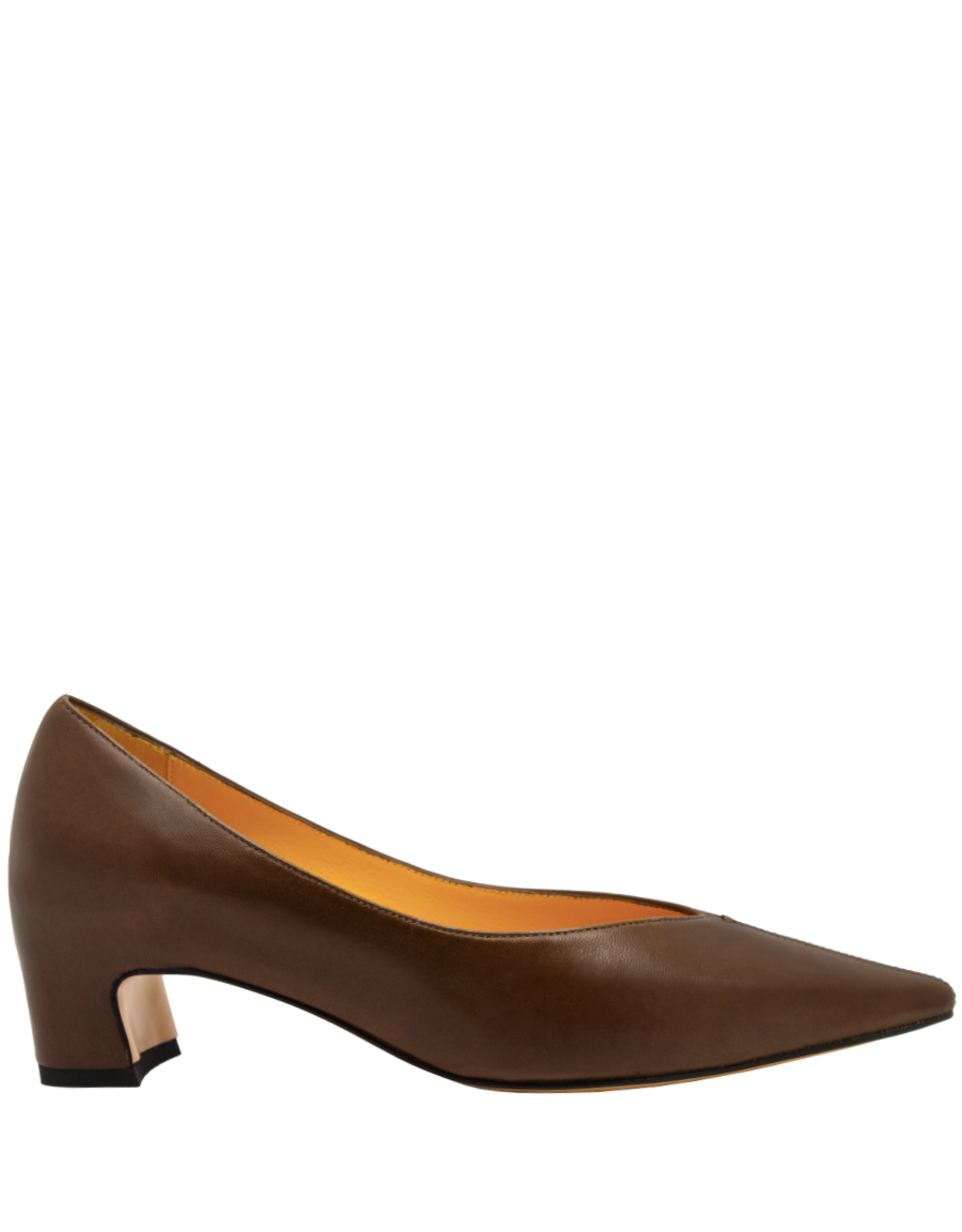 MaraBini MaraBini M13N Brown Kitten Heel Pump 1038