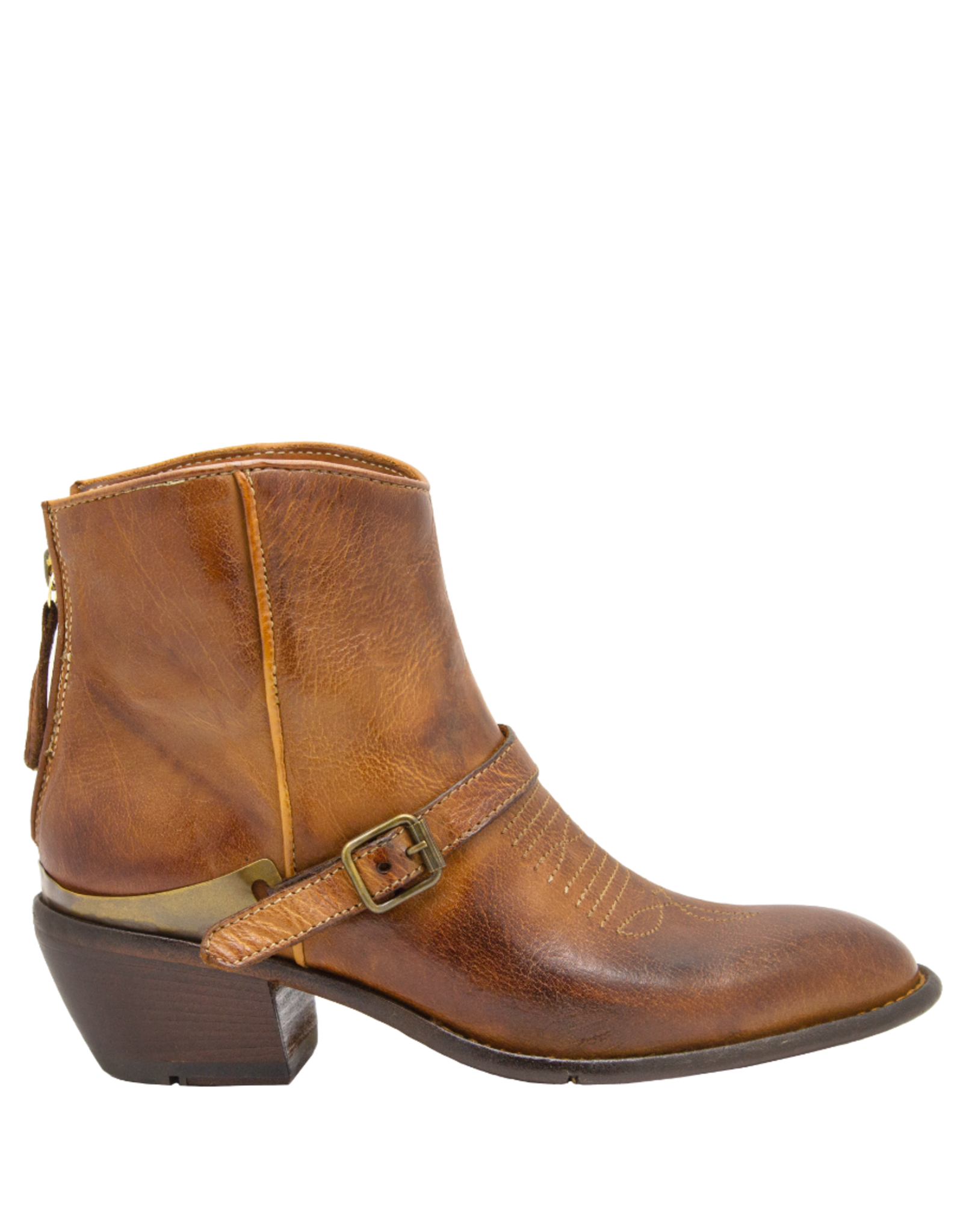 LeMargo LeMargo LE4D Cognac Buckle Detailed Western Boot Kimmy