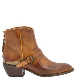 LeMargo LeMargo LE4D Cognac Buckle Detailed Western Boot Kimmy