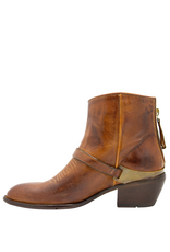 LeMargo LeMargo LE4D Cognac Buckle Detailed Western Boot Kimmy