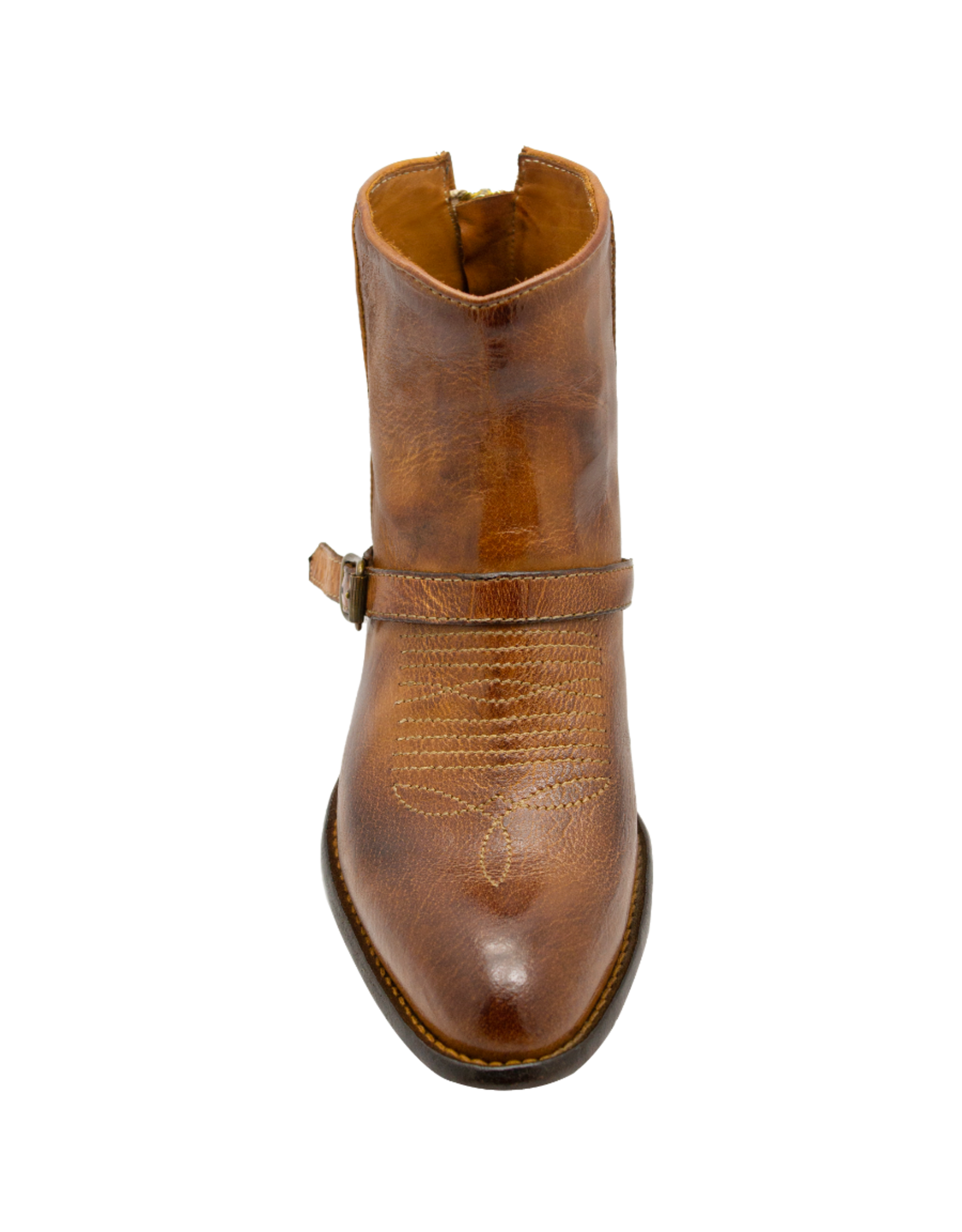 LeMargo LeMargo LE4D Cognac Buckle Detailed Western Boot Kimmy