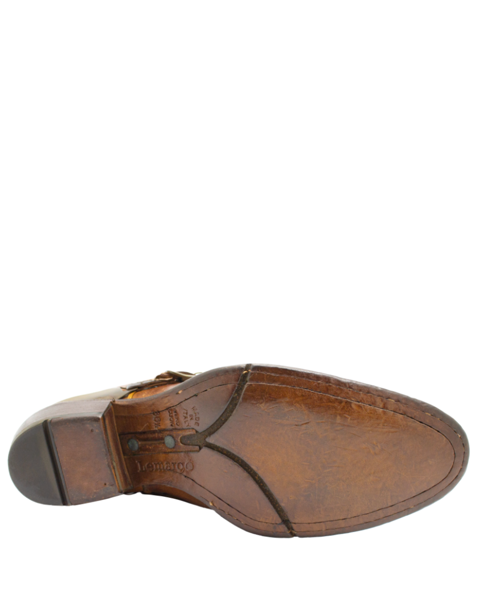 LeMargo LeMargo LE4D Cognac Buckle Detailed Western Boot Kimmy