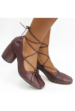 MLO ML1F Wine Ankle Strap Pump 9801
