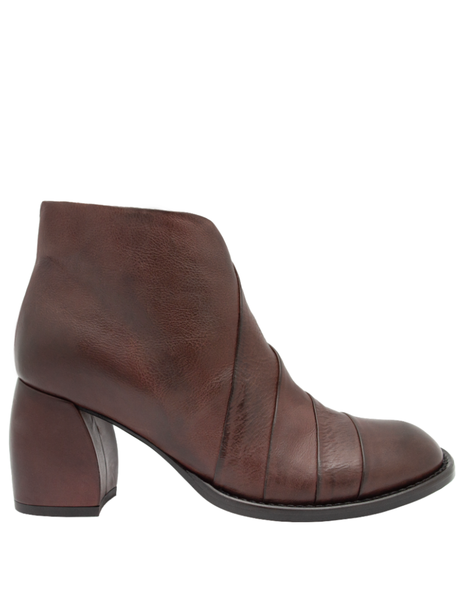 MLO ML1B Wine Side Zipper Ankle Boot 8000