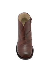MLO ML1B Wine Side Zipper Ankle Boot 8000