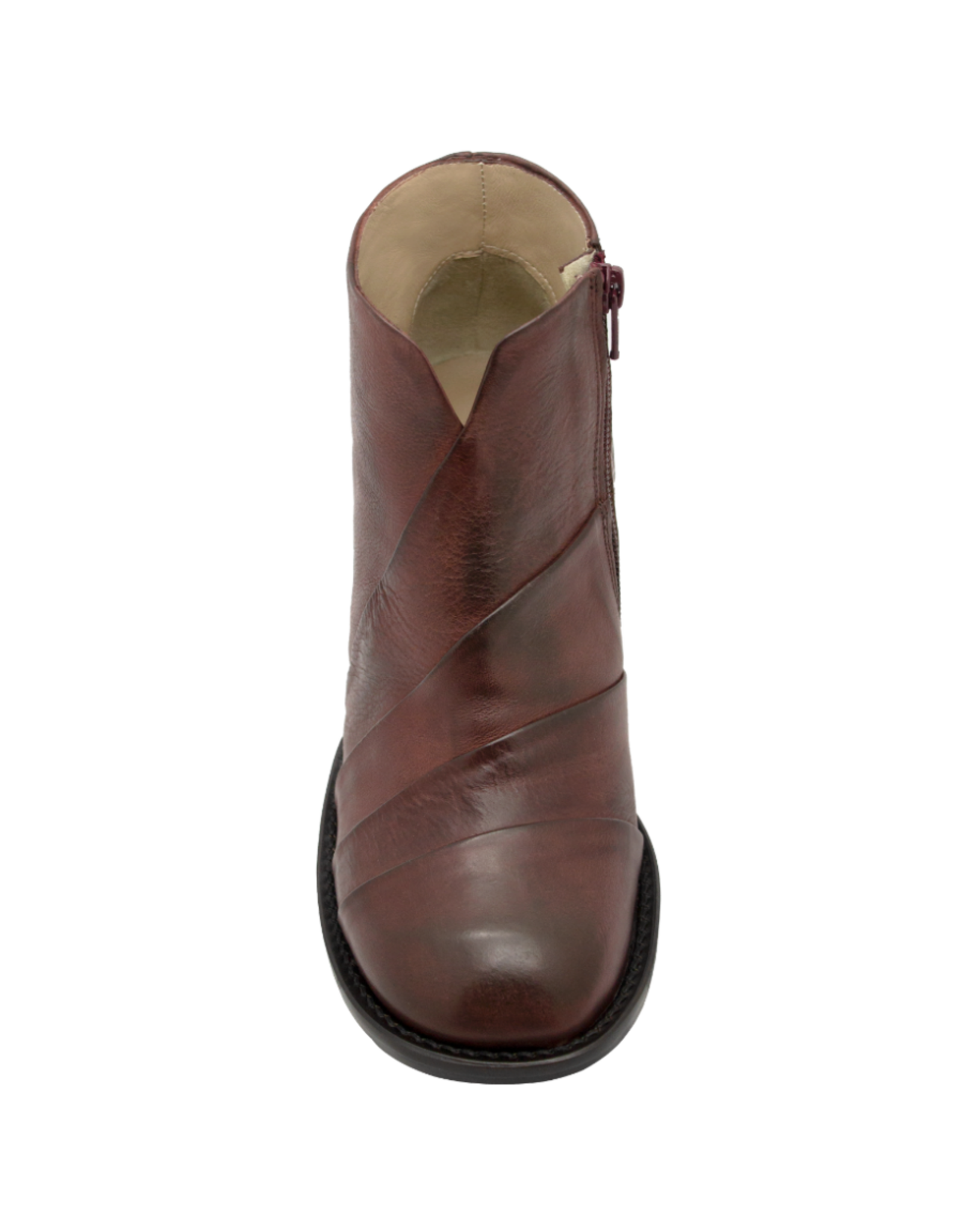 MLO ML1B Wine Side Zipper Ankle Boot 8000