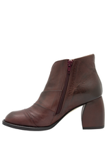 MLO ML1B Wine Side Zipper Ankle Boot 8000