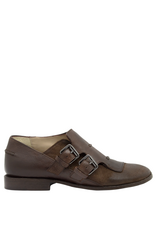 MLO ML1A Coffee Monk Strap Shoe 7506