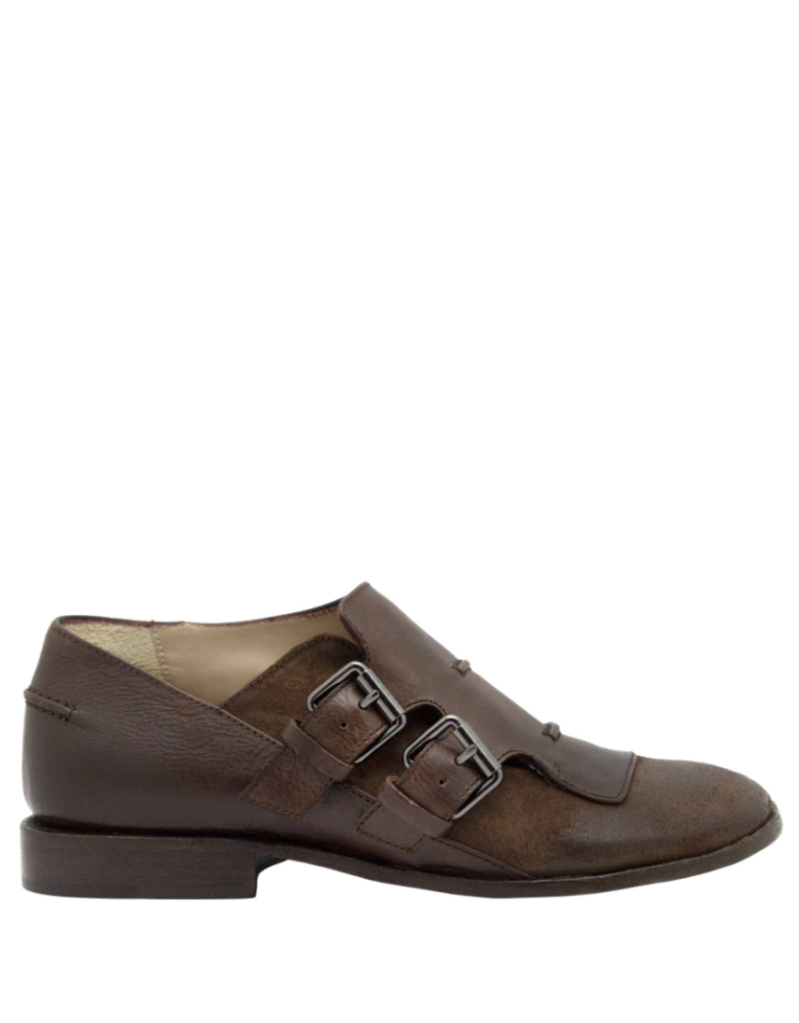 MLO MLO ML1A Coffee Monk Strap Shoe 7506