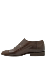 MLO MLO ML1A Coffee Monk Strap Shoe 7506