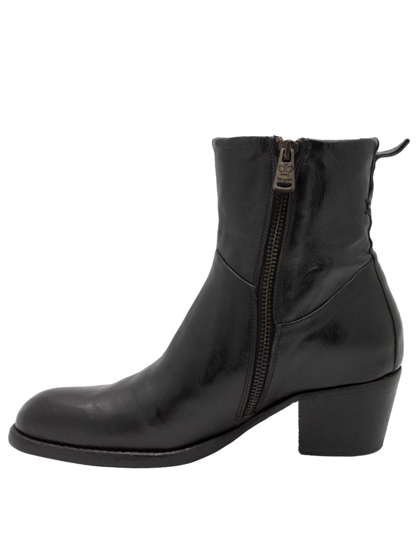 King King K1E Black Side Zipper Boot 5222