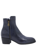 King King K1B Blue Double Zipper Ankle Boot 5245