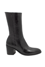 King King K1G Black Mid Calf Boot High Heel 5401
