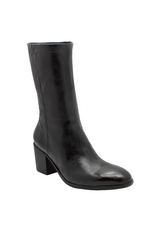 King King K1G Black Mid Calf Boot High Heel 5401