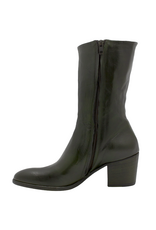 King King K1H  Khaki Mid Calf Boot High Heel 5401