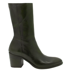 King King K1H  Khaki Mid Calf Boot High Heel 5401