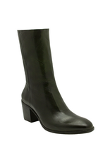 King King K1H  Khaki Mid Calf Boot High Heel 5401