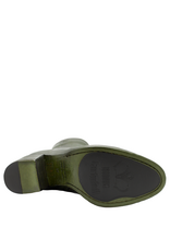 King King K1H  Khaki Mid Calf Boot High Heel 5401