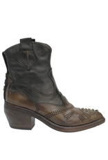LeRuemarcel LeRuemarcel LR2E  Brown/Black Knotted Boot Kamp
