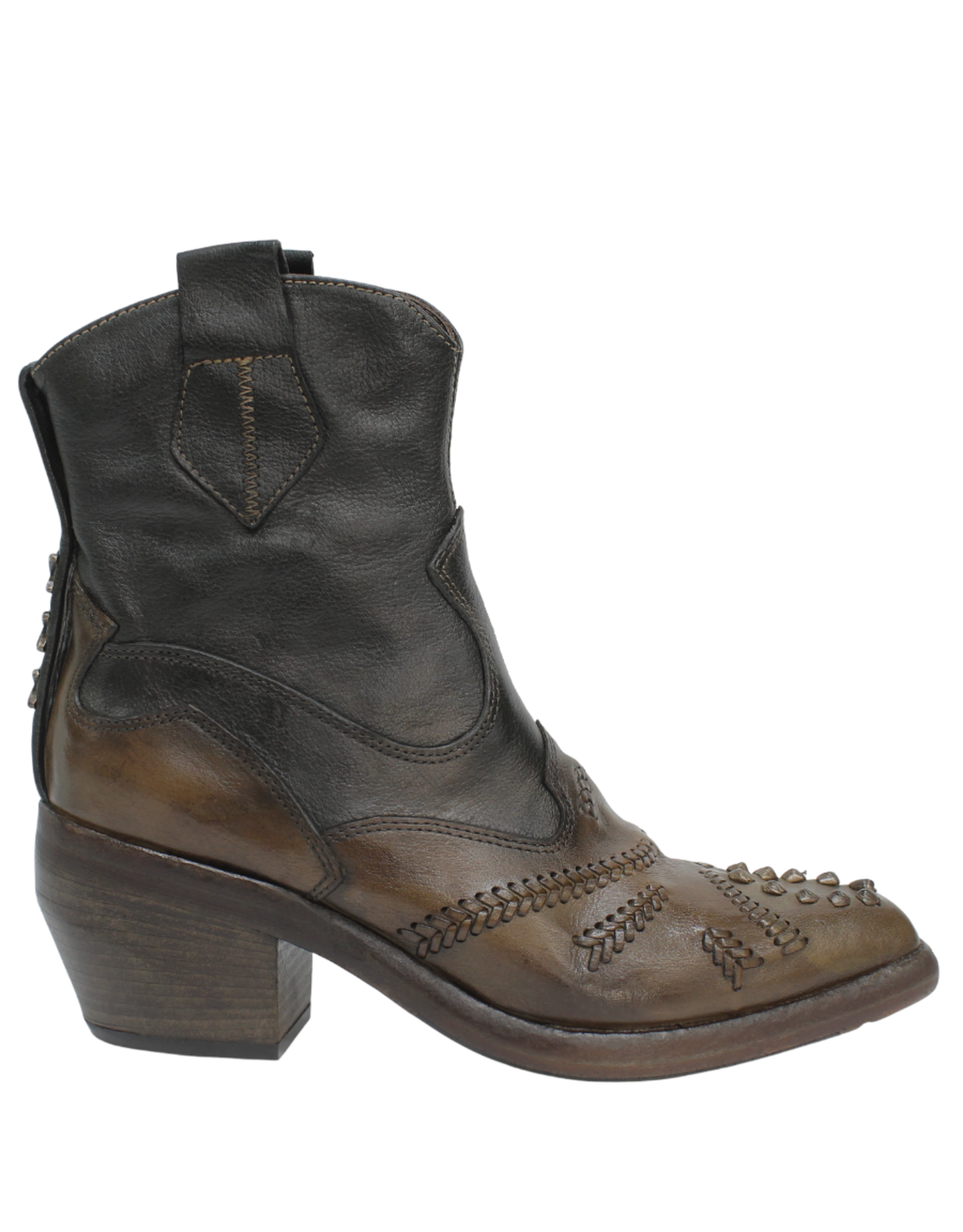 LeRuemarcel LeRuemarcel LR2E  Brown/Black Knotted Boot Kamp