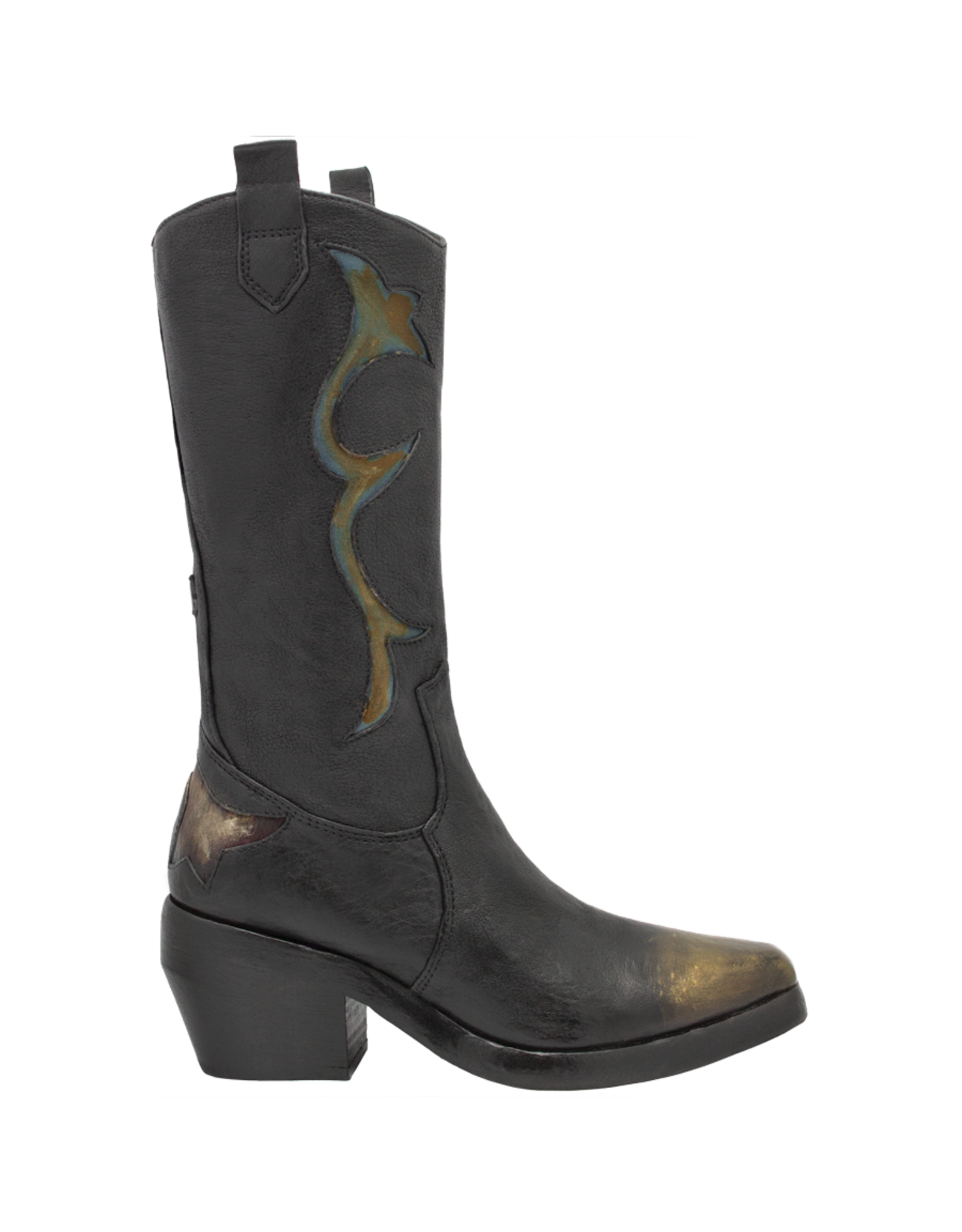 LeRuemarcel LeRuemarcel LR2I Black Western With Inlays Yael