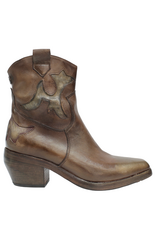 LeRuemarcel LeRuemarcel LR2K Brown Western Boot with Inlays  Yann